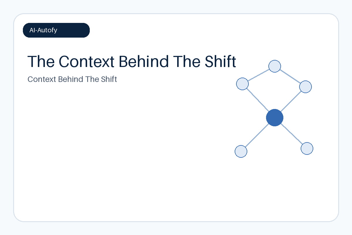 A split screen showing a traditional email interface on the left and a modern chat interface on the right, symbolizing the shift in AI messaging.